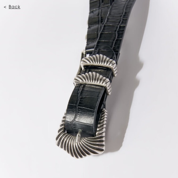 NWOT ✨ MAJE Black leather belt - Picture 2 of 9